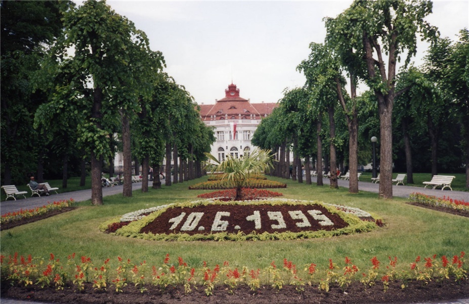Tolle Gartenanlagen in Marienbad